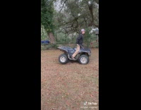 Guy on ATV asks for Mountain Dew 