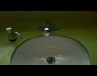 Shark tank view for  hand wash area