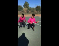 SHIGGY CHALLENGE girls pink jacket matching dancing