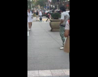 Man video shoot with camera on ground