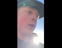 Guy found very deep pothole on ground