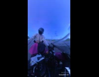 Woman and friend slams break at highway