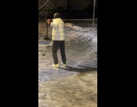 Man Puts Thumb Up Casually after Embarrassment