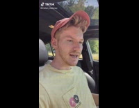 Guy yellow car driver compensating for something