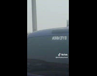 Purple truck with OMW2FYB sticker