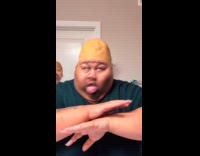 Two women bald cap Innit tiktok trend