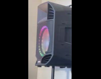 Guys play construction sounds from speaker to confuse workers