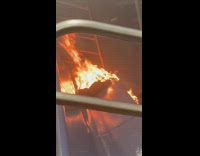 Collab Subway Creatures - Toothbrushes set on fire inside subway 