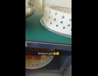 Guy microwaves plate for too long breaks 