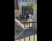 Guy buzz lightyear costume sing and dance street