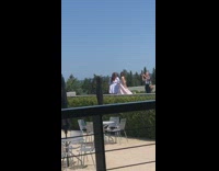 Two women swings their dress for the photoshoot
