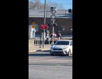 Collab IITW - Group of people twirls handkerchief on the railroad