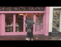 Guy white sleeves hold jacket pink store