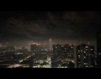 New Year time lapse in the city