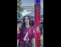 Girl got her divorced parents in one place