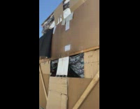 Guy asks cardboard condo how much for rent 