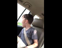 Little boy backseat screaming wrecking ball lyrics