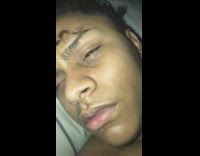 Guy wakes up from nap after getting scared by friend talking in monster voice