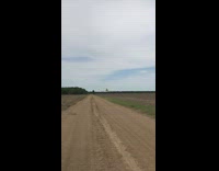 Smoke comes out of yellow airplane 
