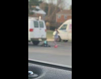 Little girl records herself dancing self timer