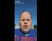 Guy drools while yelling 