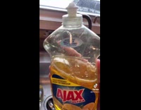 Guy makes soap bottle talk to sponge 