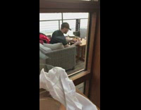 Robot tripod phone sushi outdoor seating