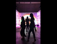 pink rainbow display time lapse