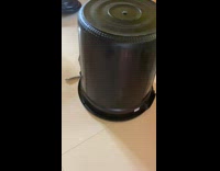 Man plays hide and seek with his cat 