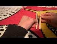 Person easily split a brittle wooden pencil