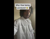 Guy waking up paralyzed skit 