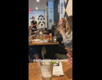 Girls photograph cocktail drink flight restaurant table