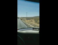 Yellow Penske truck breaks down and falls apart on side of the road