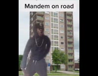 Mandem on road vs jail guy hat 