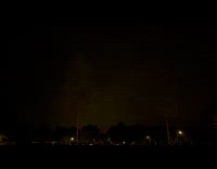 Thunderstorm storm cause flashing lights on night sky