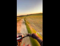 Collab ClipsIG - Guy drives motocross  on field 