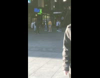 Five people face mask TikTok dance entrance