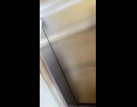 Elevator broken warning woman says it needs tape 