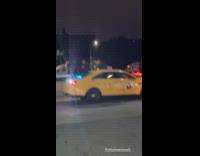 Collab WINY - Undercover police car as yellow taxi cab