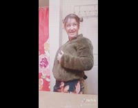 Girl in bathroom is herself for Halloween tiktok