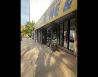 Collab WINY - Hanged Halloween decoration in front of store