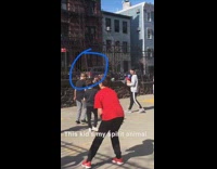 Kids throw football spirit animal red shirt 