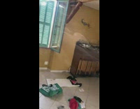 Smoke seen through the sunlight from the window