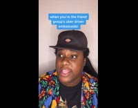 Guy is friend groups uber driver ambassador 