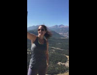 Two women selfie photo shoot Rocky Mountain