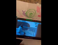 Couple testing out new baby monitor 