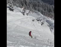 Man Skis Downhill and Backflips Flawlessly Midair