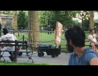 Hoverboard pulls speaker love is answer sign 