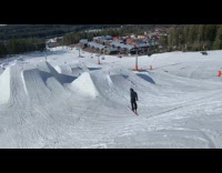 Three backflips in a row ski fail 