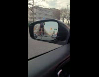 Collab WINY - Determined Man Rides his Unicycle on Street